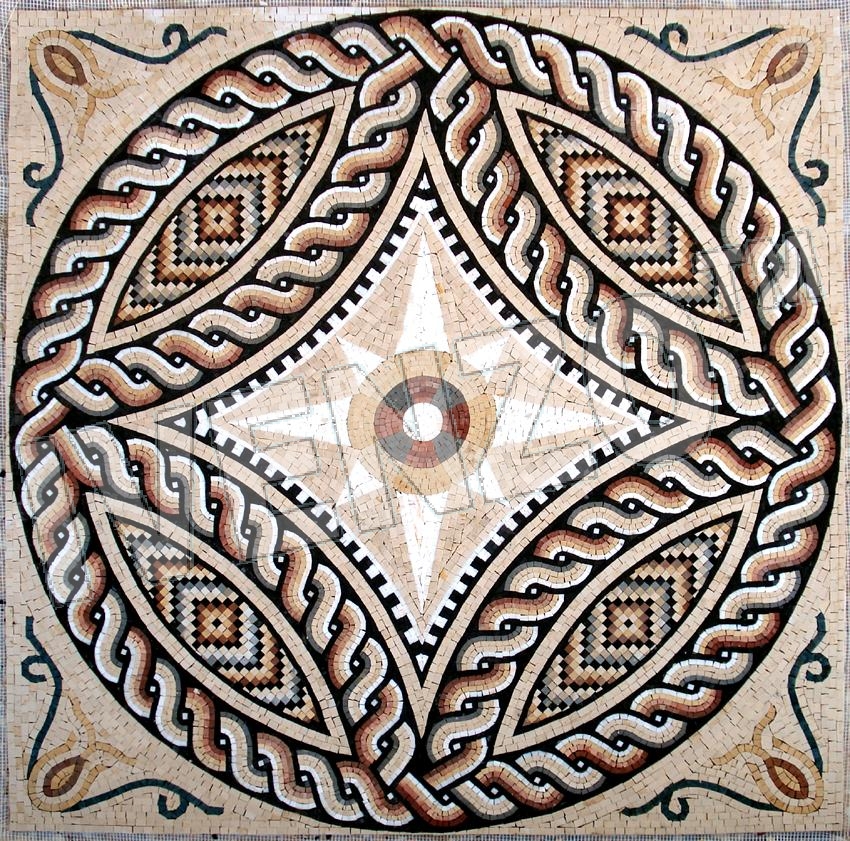 Mosaic CK042 roman pattern