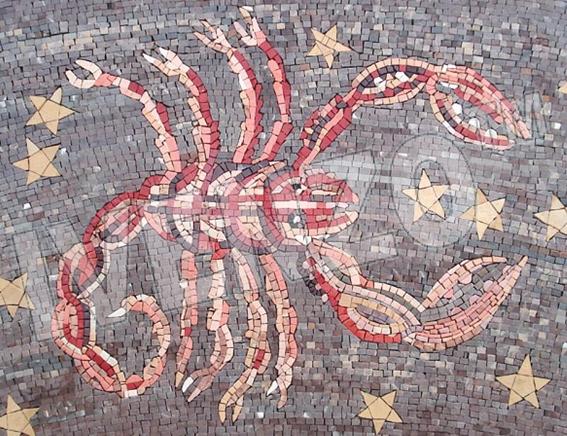 Mosaic FK014 sign of the zodiac scorpio
