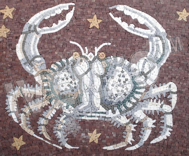 Mosaic FK022 sign of the zodiac cancer