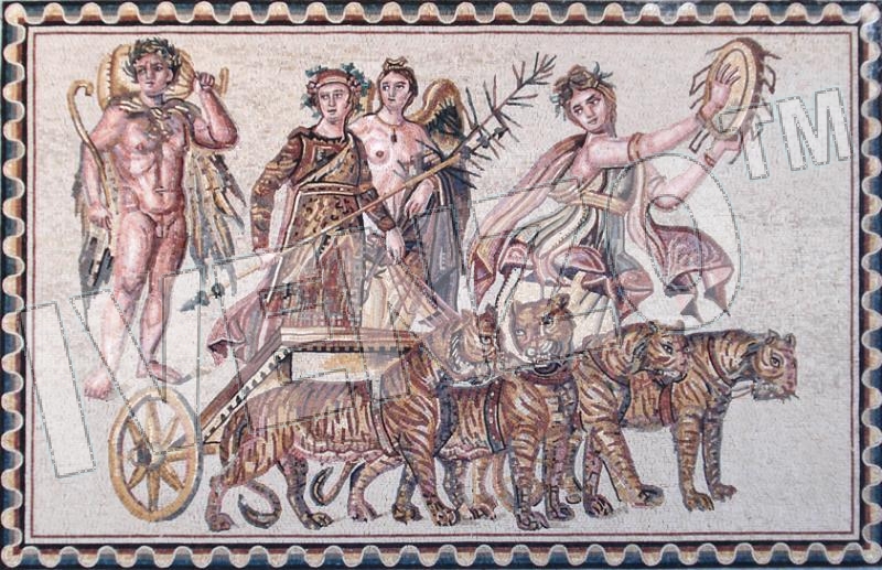 Mosaic FK050 Triumph of Bacchus