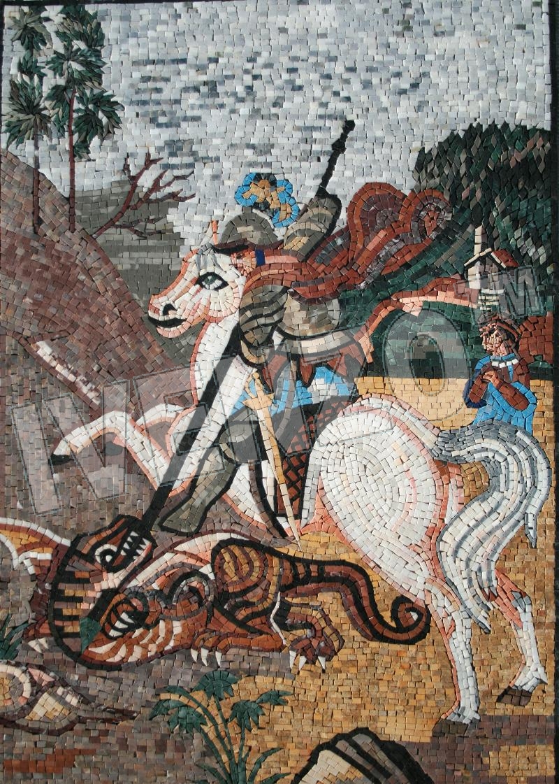 Mosaic FK066 Raffael: Saint George