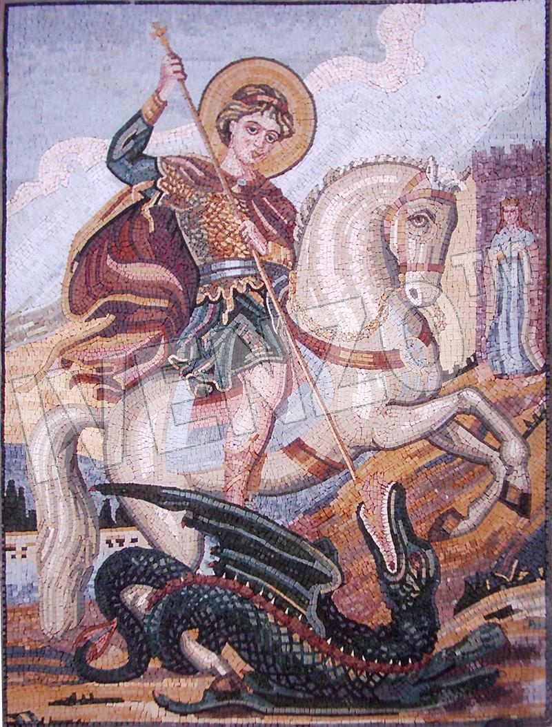 Mosaic FK069 Saint George