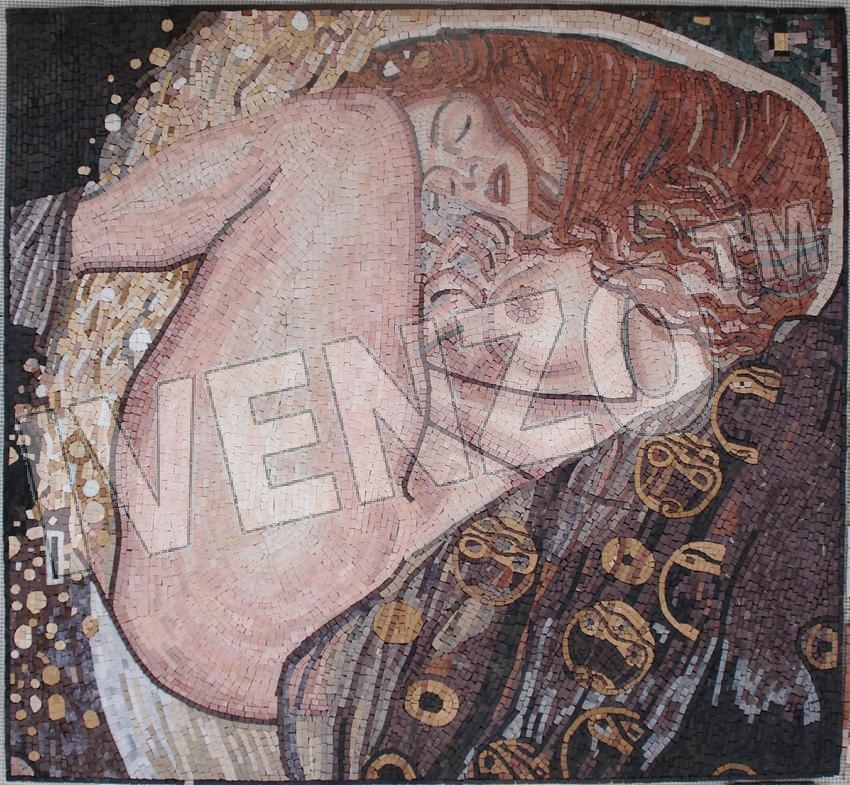 Mosaic FK073 Gustav Klimt: Danae