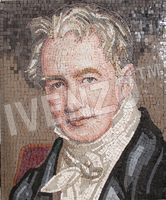 Mosaic FK077 Portrait Alexander von Humboldt