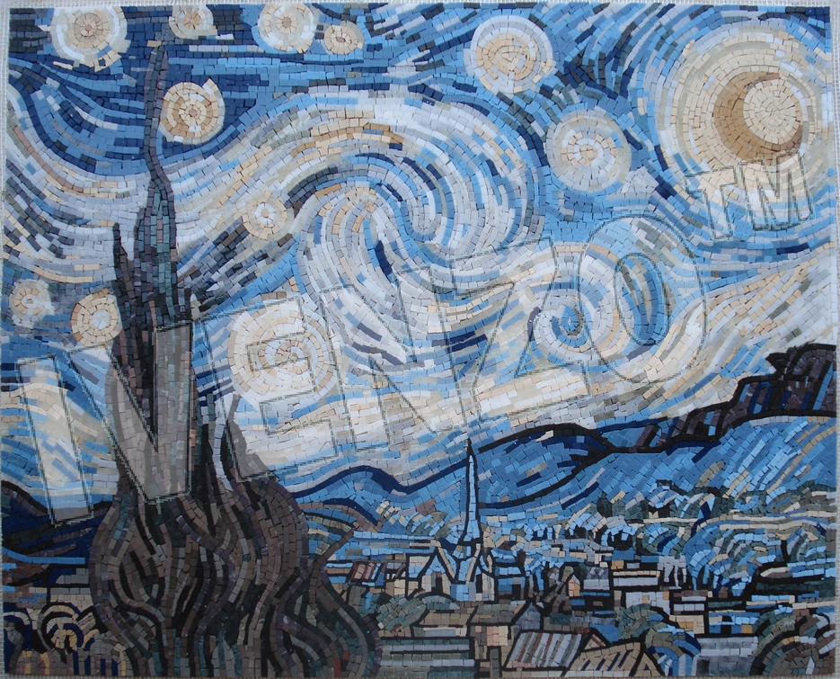 Mosaic FK080 van Gogh: Starry Night
