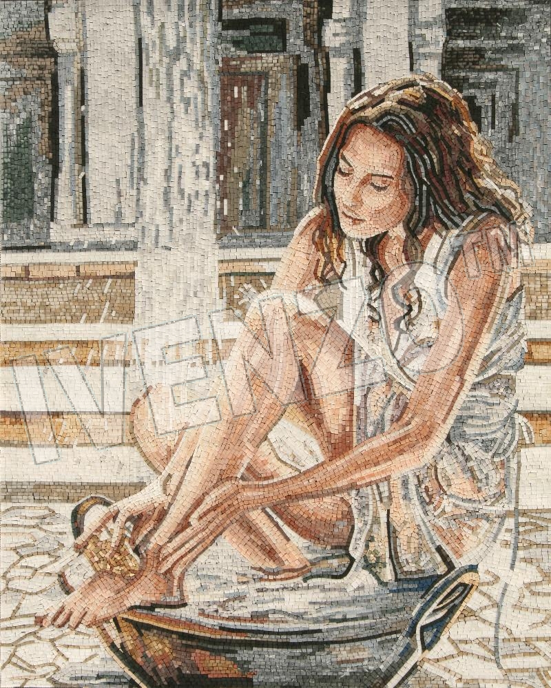 Mosaic FK115 Andy Lloyd: Woman Bathing