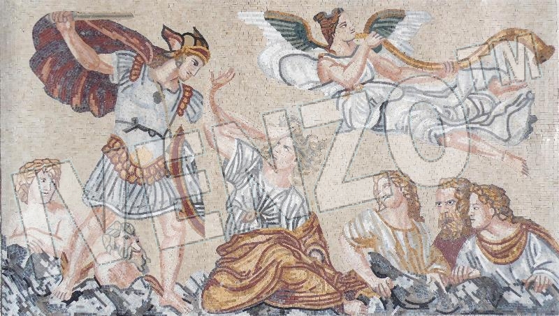 Mosaic FK124 Beheading of Medusa