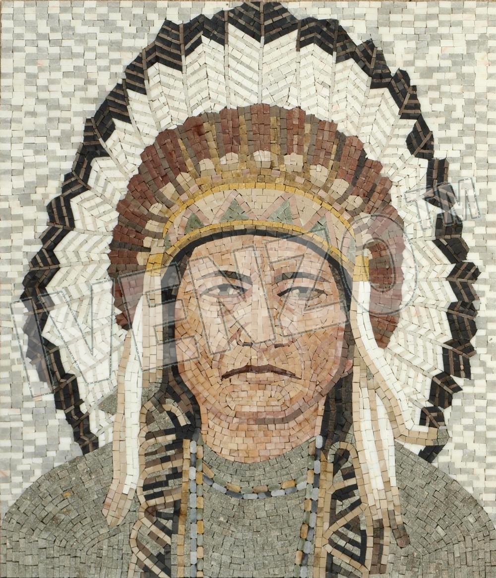 Mosaic FK126 Sitting Bull
