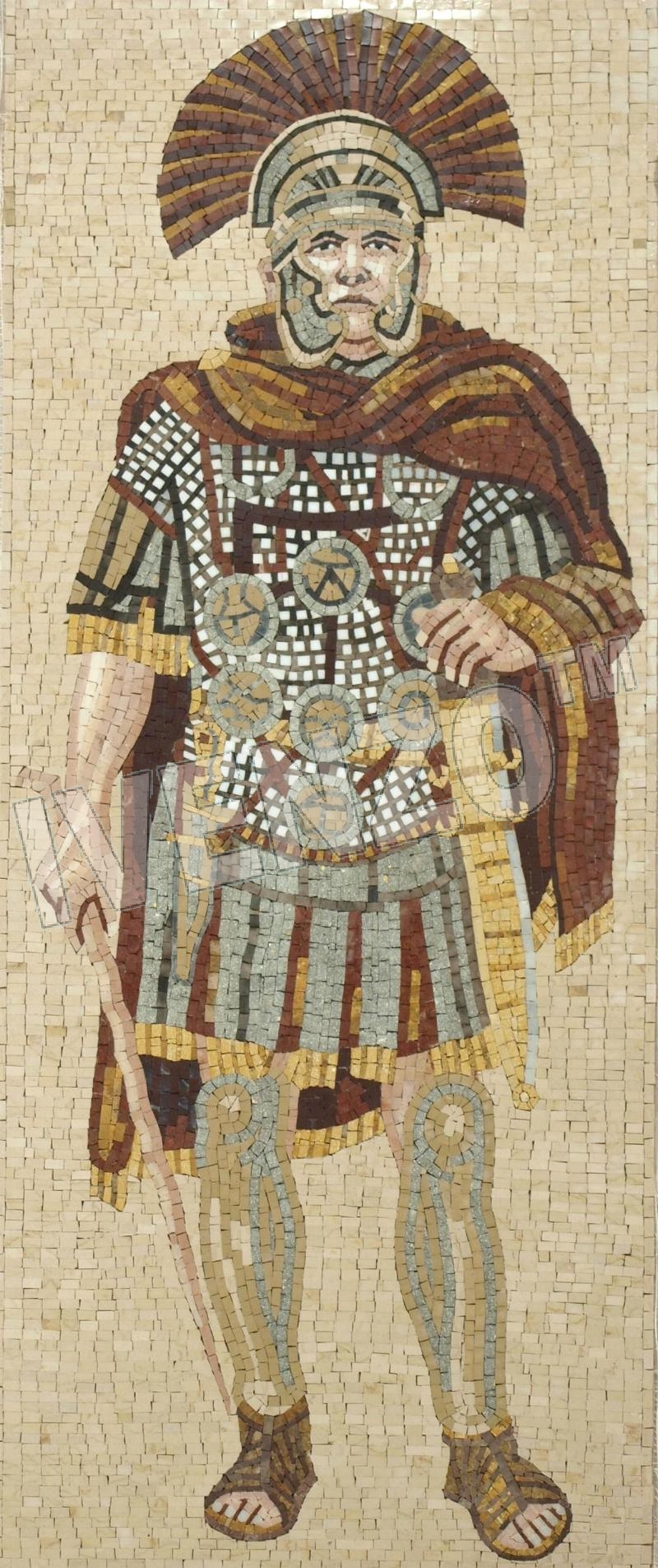 Mosaic Roman Centurion FK128