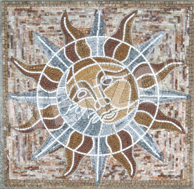 Mosaic GK002 Sun and Moon