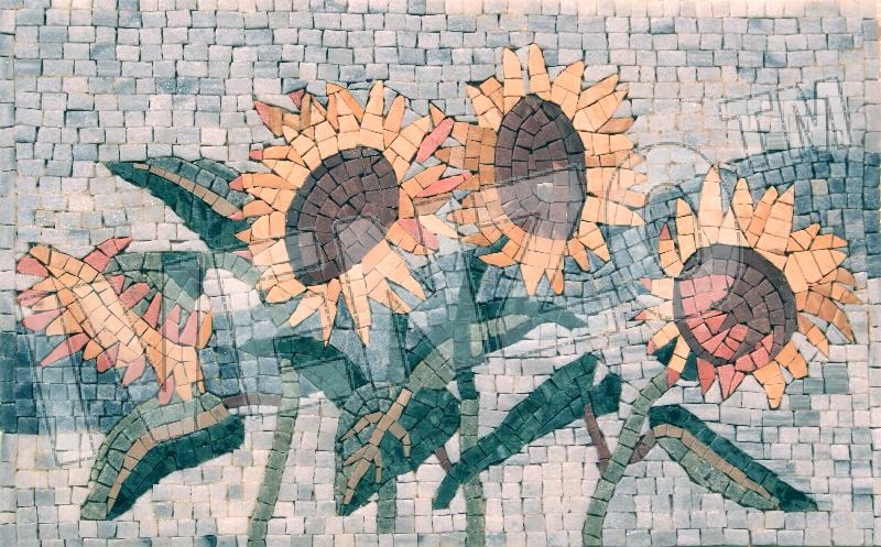 Mosaic GK035 sun flowers