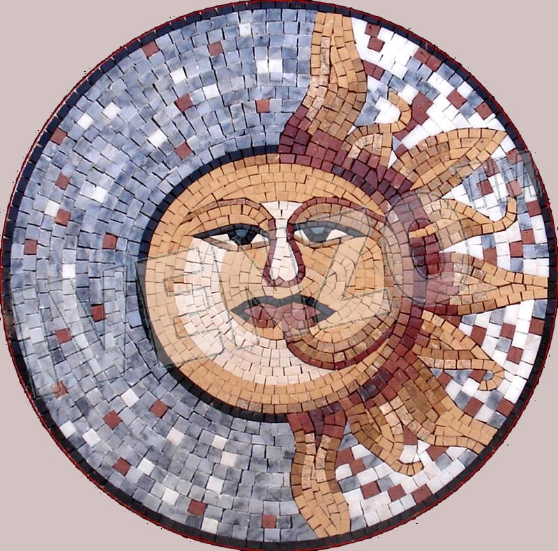 Mosaic MK075 sun and moon - bright-dark