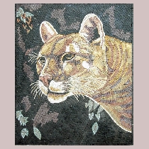 Mosaic puma