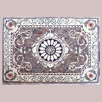 Mosaic marble carpet