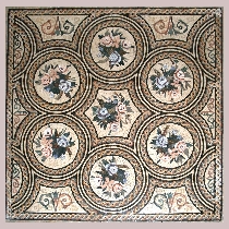 Mosaic flower carpet