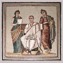 Mosaic Publius Vergilius Maro