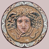 Mosaic Medusa Pistrucci