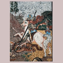 Mosaic Raffael: Saint George