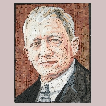 Mosaic Portrait Franz Oppenheimer