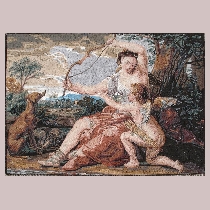 Mosaic Batoni: Diana and Cupid