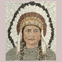 Mosaic Sitting Bull