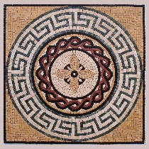 Mosaic Greek-Roman medallion