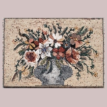 Mosaic Flowers in Vase