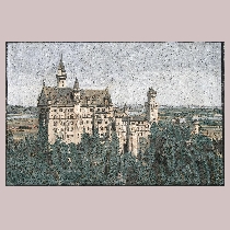 Mosaic Castle Neuschwanstein