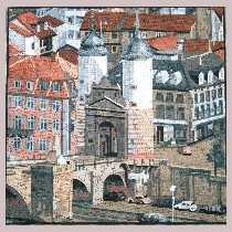Mosaic Panorama Extract Heidelberg