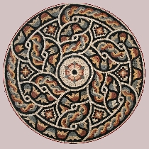 Mosaic roman medallion