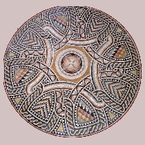 Mosaic roman medallion