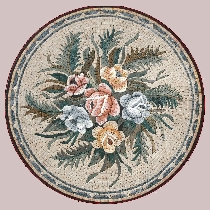 Mosaic flowers (topview)
