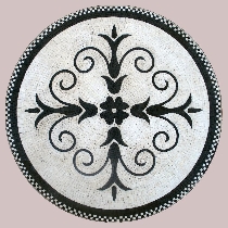 Mosaic medallion from Pompeii