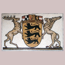 Mosaic State Coat of Arms Baden-Wuerttemberg